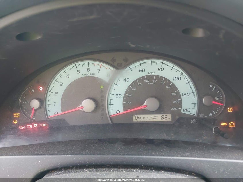 2007 TOYOTA CAMRY VIN: 4T1BE46K57U111300