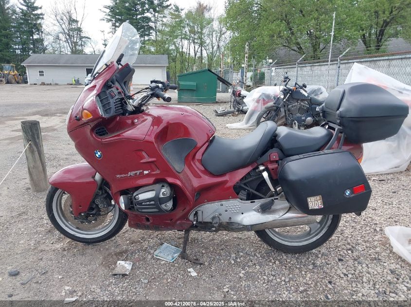 1997 BMW R1100 Rt VIN: WB10418A7VZC62642 Lot: 42120078