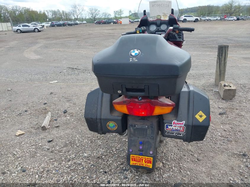 1997 BMW R1100 Rt VIN: WB10418A7VZC62642 Lot: 42120078