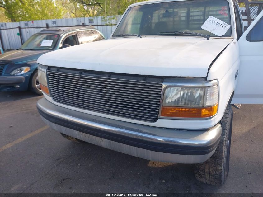 1993 Ford F250 VIN: 2FTHF26M5PCA27608 Lot: 42120315
