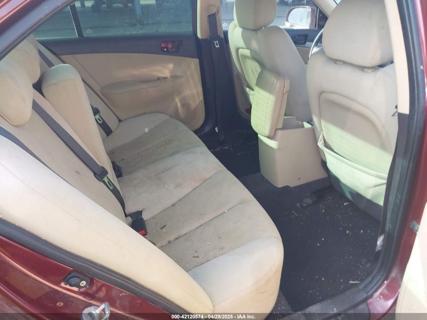 2009 Hyundai Sonata Gls VIN: 5NPET46C99H409605 Lot: 42120574