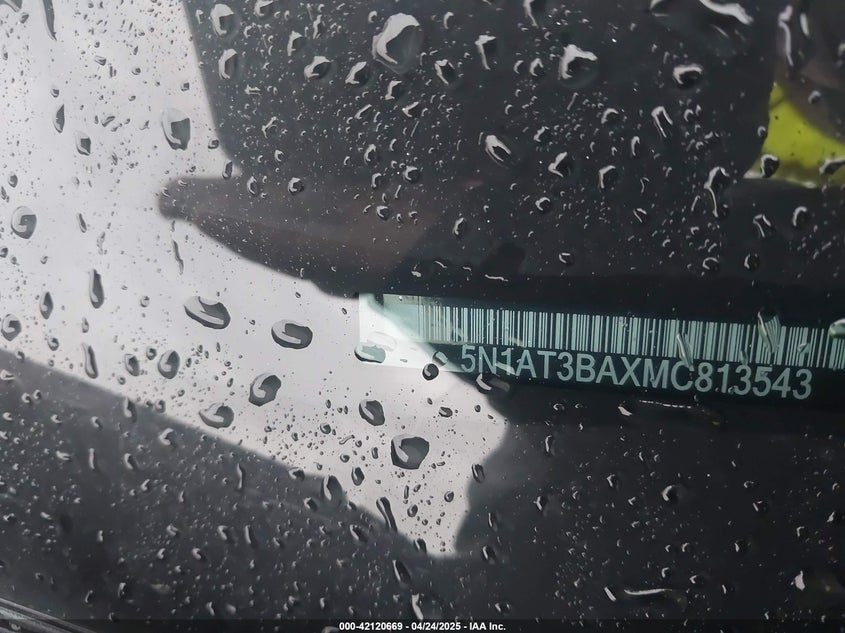 2021 NISSAN ROGUE SV FWD - 5N1AT3BAXMC813543