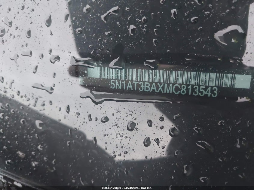 2021 NISSAN ROGUE SV FWD - 5N1AT3BAXMC813543