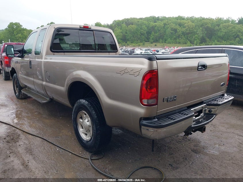 2003 Ford F-250 Lariat/Xl/Xlt brown truck diesel 1FTNX21P63ED66075 photo #4