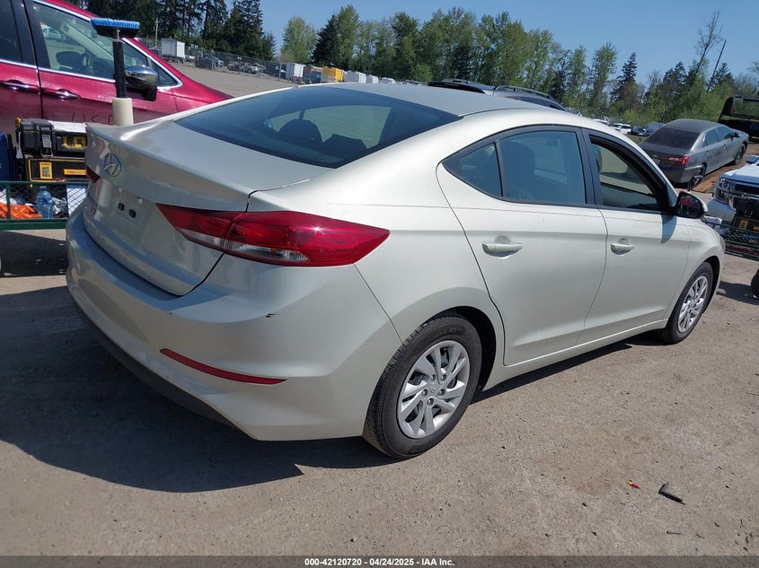 2018 HYUNDAI ELANTRA VIN: 5NPD74LF4JH260703