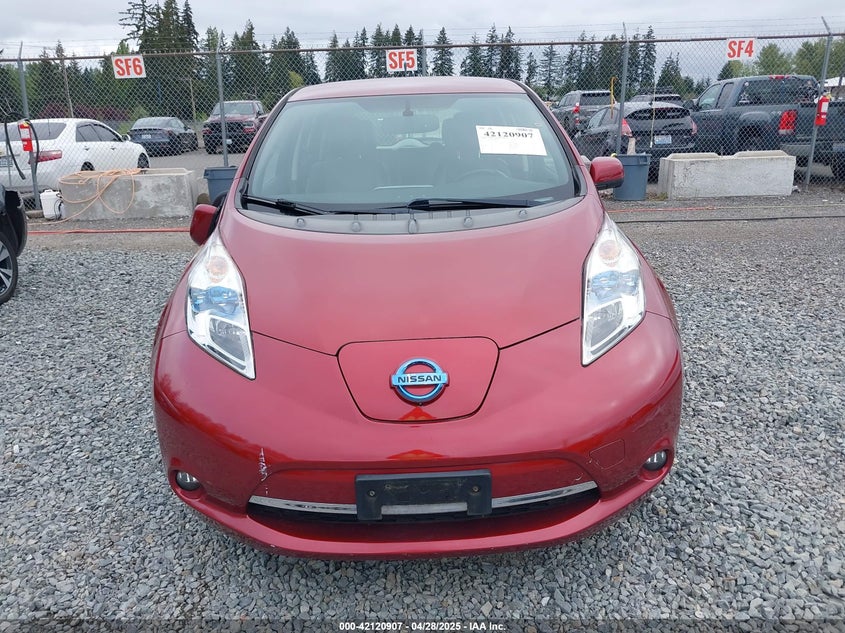 2013 NISSAN LEAF VIN: 1N4AZ0CPXDC411967
