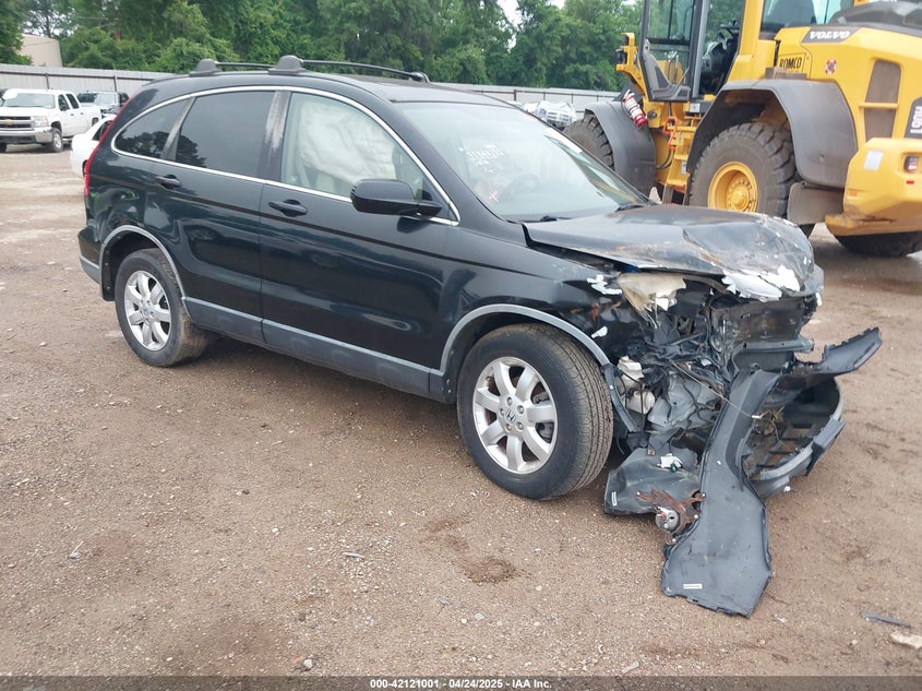 2009 Honda Cr-V Ex-L black suv gasoline JHLRE38719C004651 photo #1