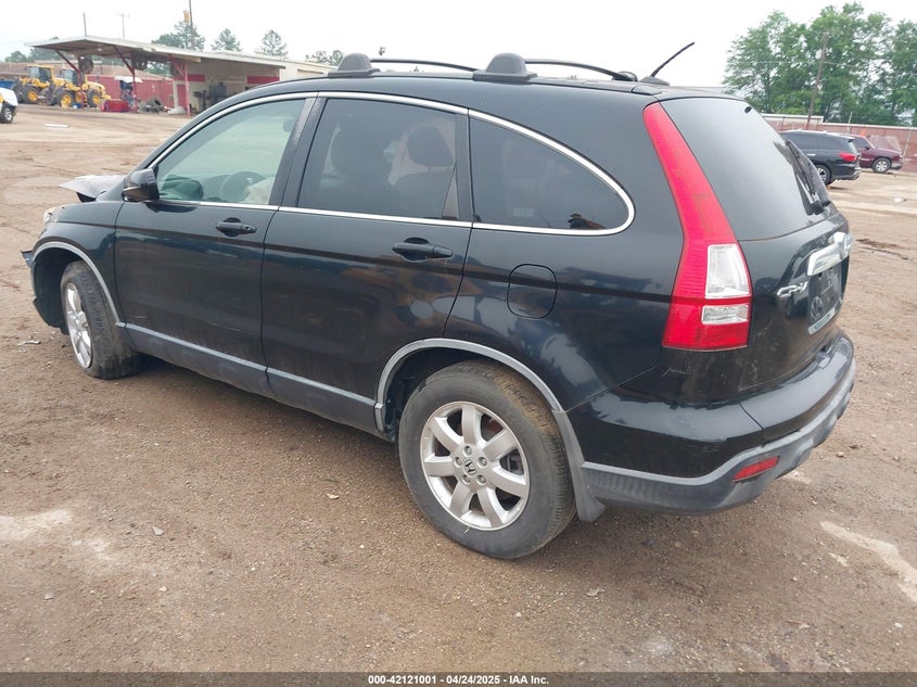 2009 Honda Cr-V Ex-L black suv gasoline JHLRE38719C004651 photo #4