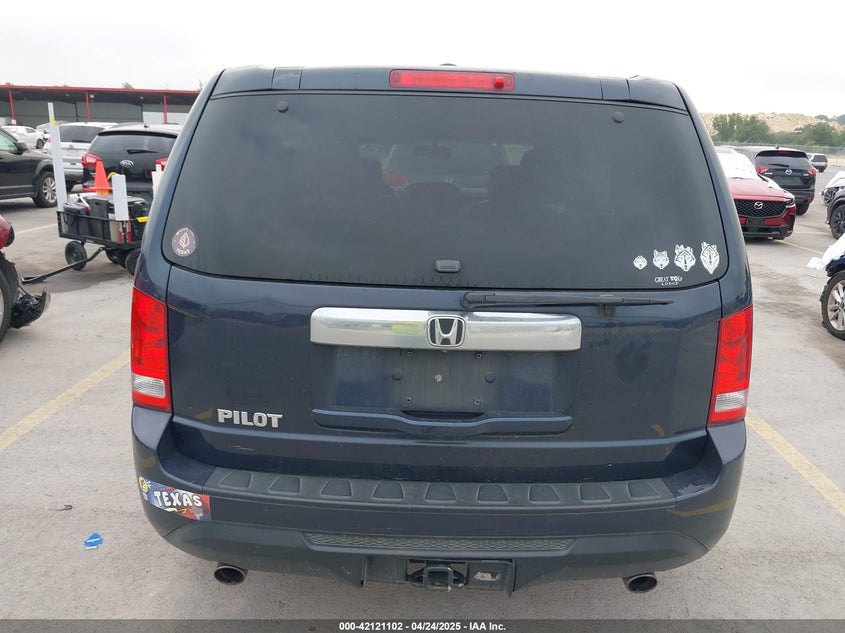 2012 HONDA PILOT VIN: 5FNYF3H53CB036306