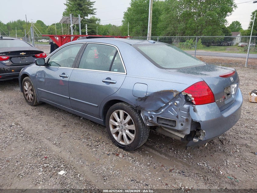 2007 HONDA ACCORD VIN: 1HGCM66587A043563