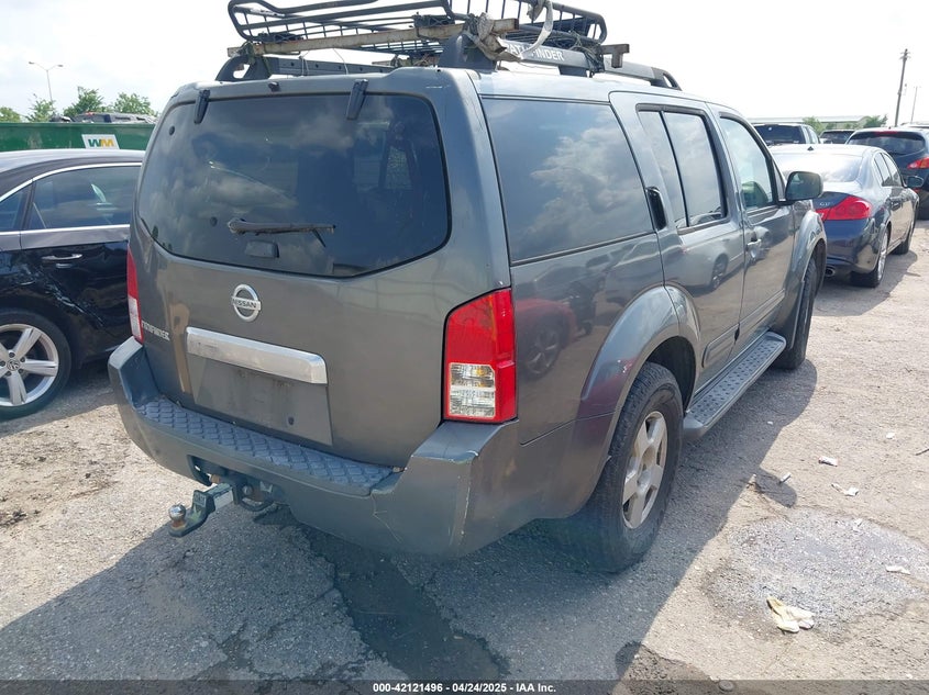 2006 NISSAN PATHFINDER VIN: 5N1AR18U36C610985