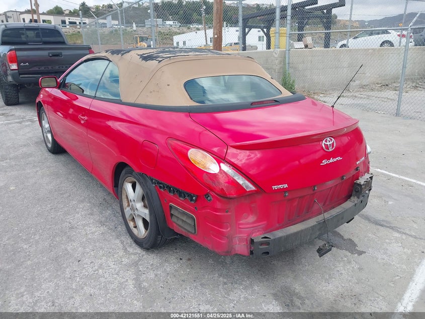 2006 TOYOTA CAMRY SOLARA VIN: 4T1FA38P96U070796