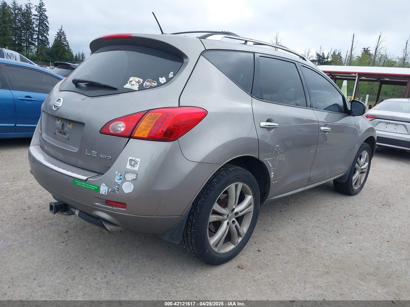 2009 NISSAN MURANO VIN: JN8AZ18W59W157336