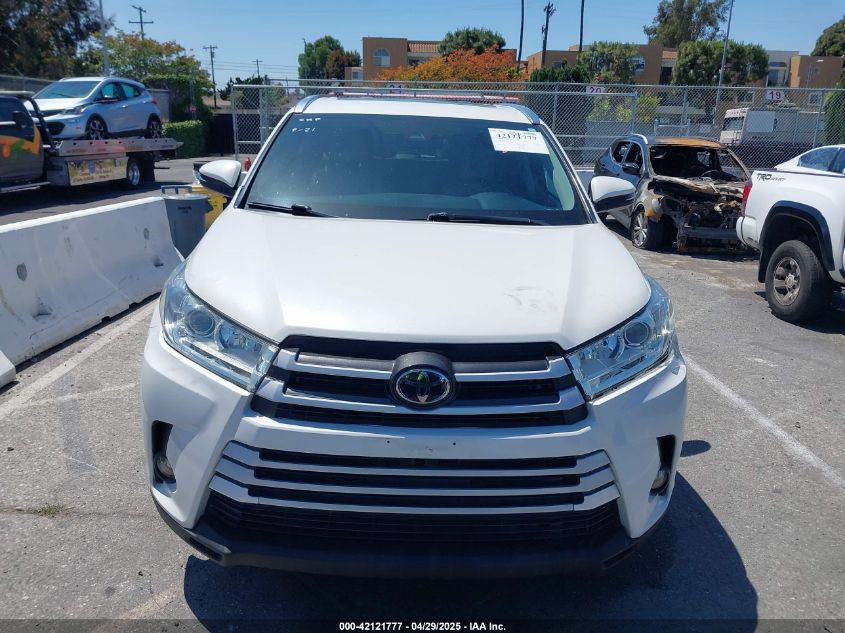 2018 Toyota Highlander Xle VIN: 5TDKZRFH5JS535212 Lot: 42121777