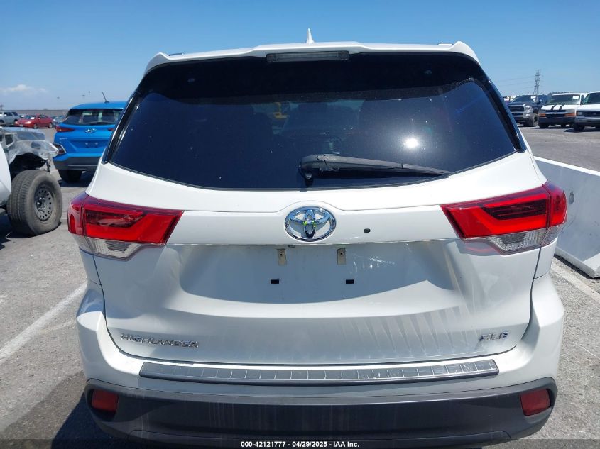 2018 Toyota Highlander Xle VIN: 5TDKZRFH5JS535212 Lot: 42121777