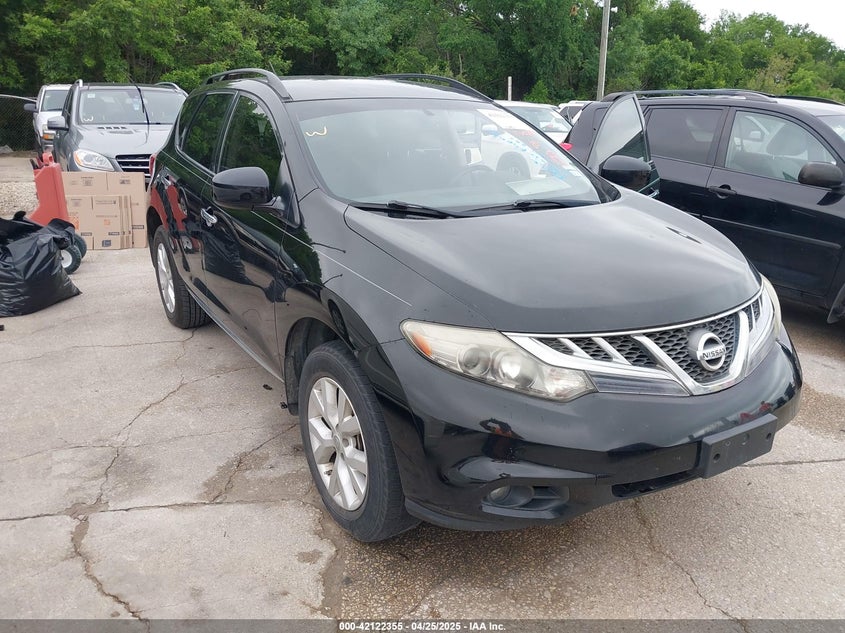 2014 Nissan Murano Sv VIN: JN8AZ1MUXEW404980 Lot: 42122355