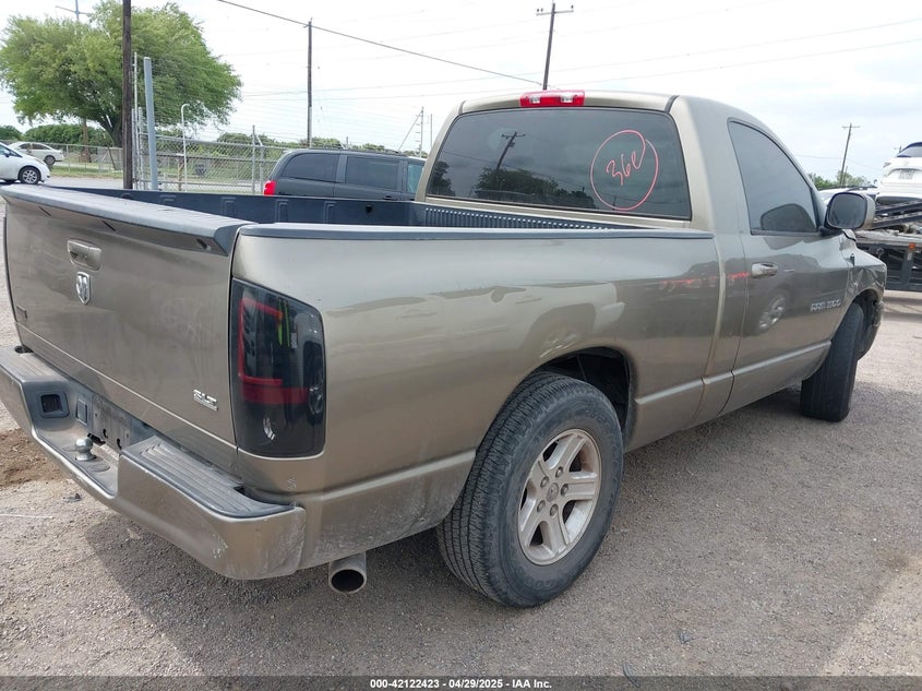 2007 DODGE RAM 1500 VIN: 1D7HA16P27J567637