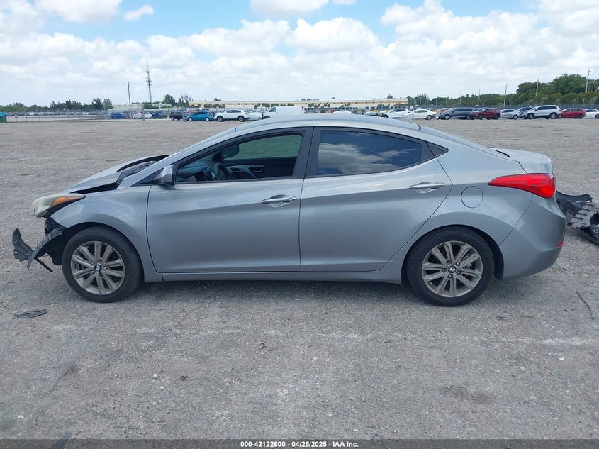 2015 HYUNDAI ELANTRA VIN: KMHDH4AE9FU248773