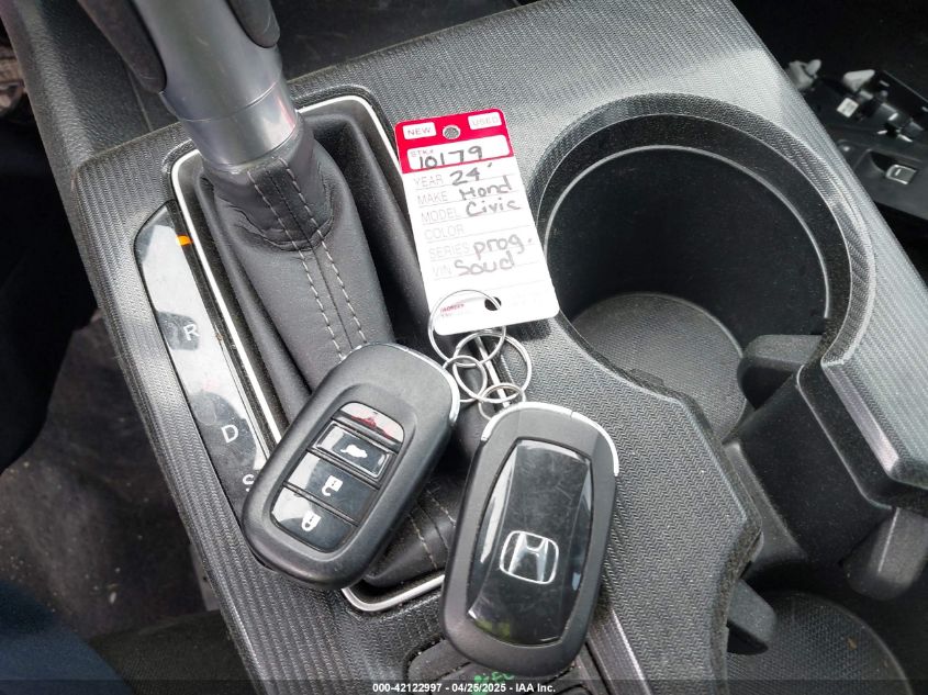 2024 Honda Civic Lx VIN: 19XFL2H57RE032106 Lot: 42122997