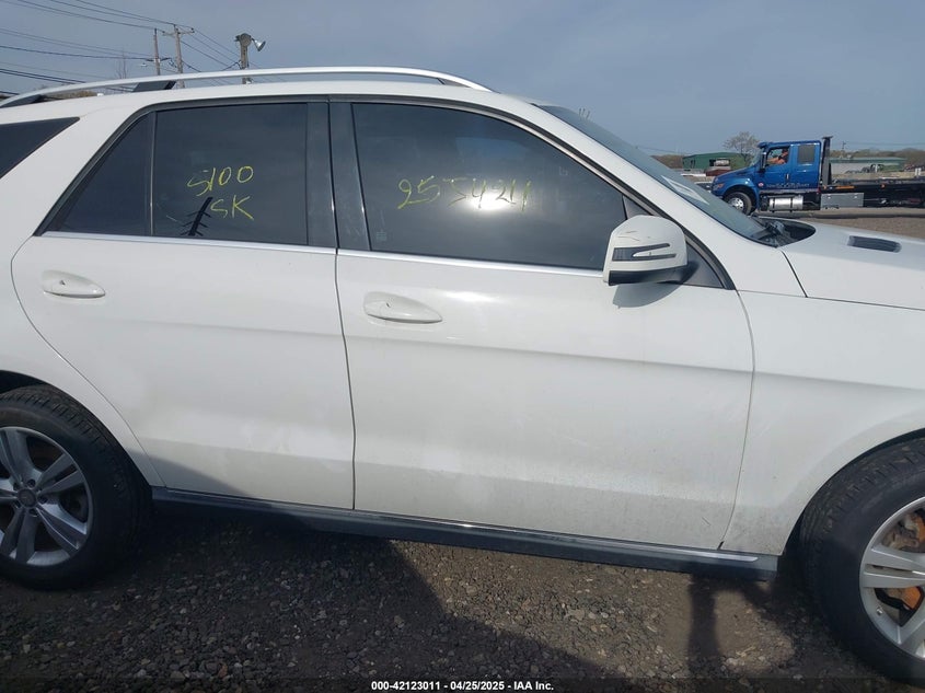 2015 MERCEDES-BENZ ML 350 4MATIC - 4JGDA5HB3FA551877