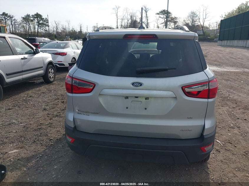 2019 FORD ECOSPORT SE - MAJ6S3GL8KC258683