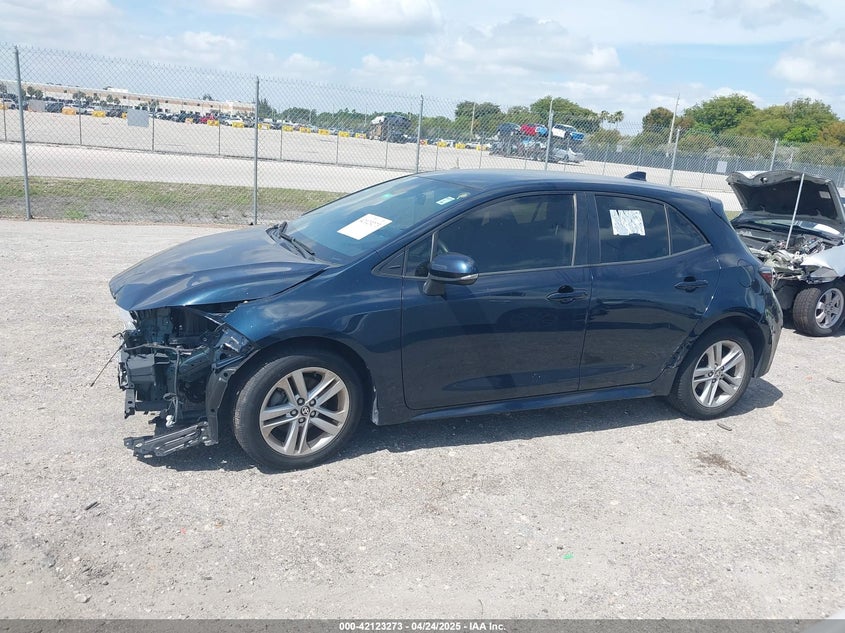 2019 TOYOTA COROLLA VIN: JTNK4RBE3K3061589