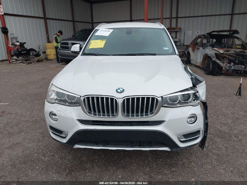 2017 BMW X3 Sdrive28I VIN: 5UXWZ7C39H0V86593 Lot: 42124186