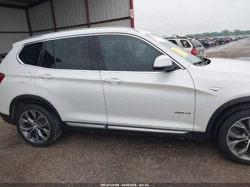 2017 BMW X3 Sdrive28I VIN: 5UXWZ7C39H0V86593 Lot: 42124186