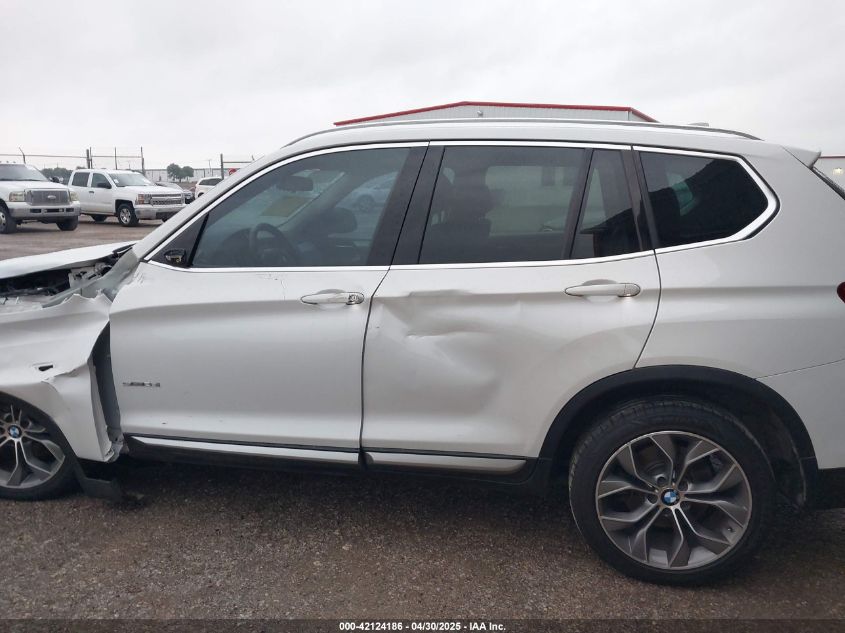 2017 BMW X3 Sdrive28I VIN: 5UXWZ7C39H0V86593 Lot: 42124186
