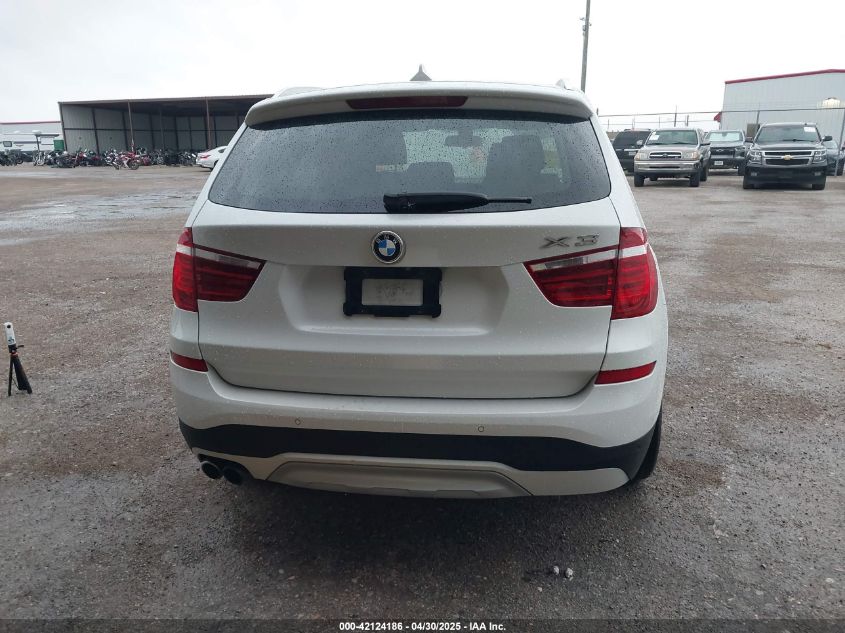 2017 BMW X3 Sdrive28I VIN: 5UXWZ7C39H0V86593 Lot: 42124186
