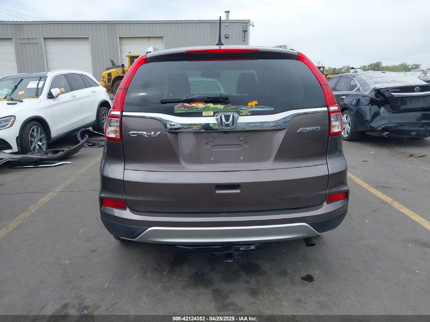 2015 Honda Cr-V Ex-L VIN: 2HKRM4H71FH600039 Lot: 42124352