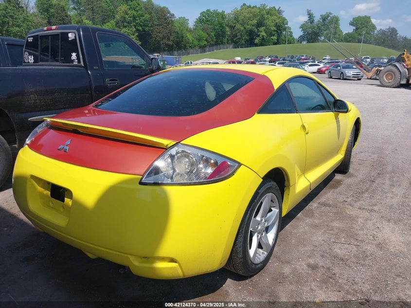 2007 MITSUBISHI ECLIPSE VIN: 4A3AK24F27E071722