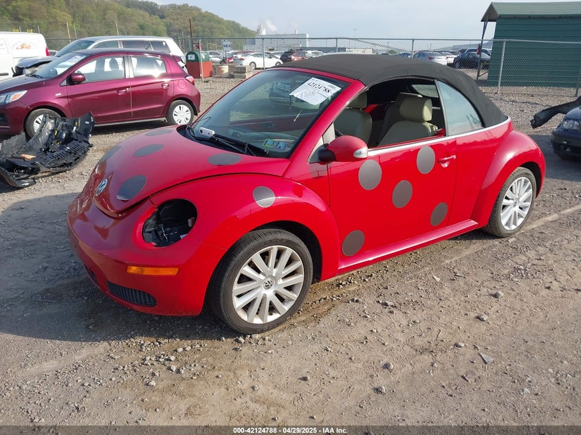 2008 VOLKSWAGEN NEW BEETLE VIN: 3VWRG31YX8M413820