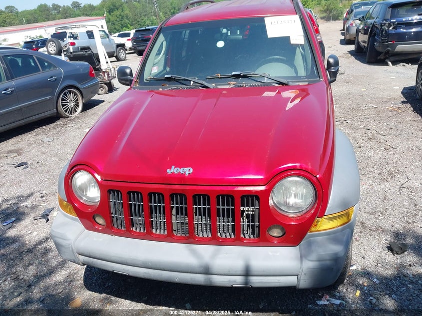 2006 JEEP LIBERTY VIN: 1J4GL48K36W109720
