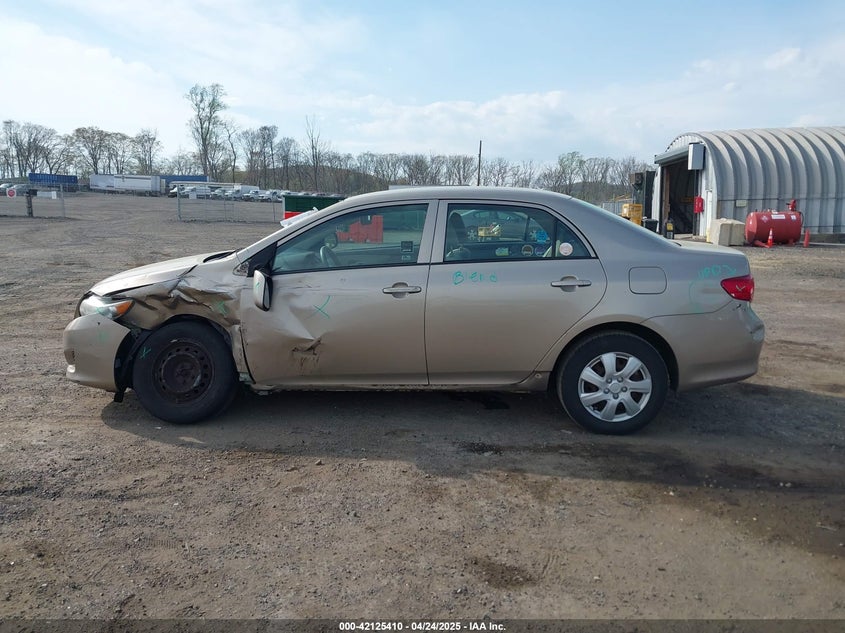 2009 TOYOTA COROLLA VIN: 2T1BU40E89C107624