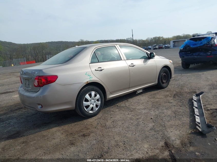 2009 TOYOTA COROLLA VIN: 2T1BU40E89C107624