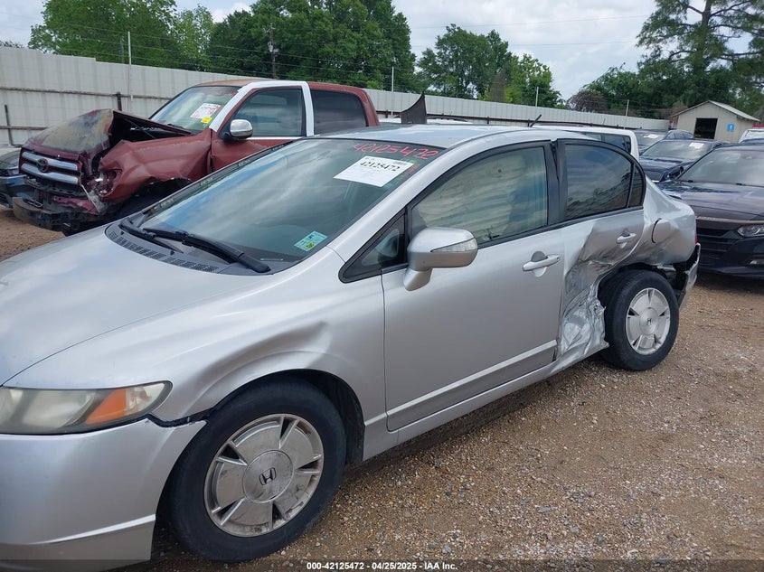 2007 HONDA CIVIC HYBRID VIN: JHMFA362X7S032498