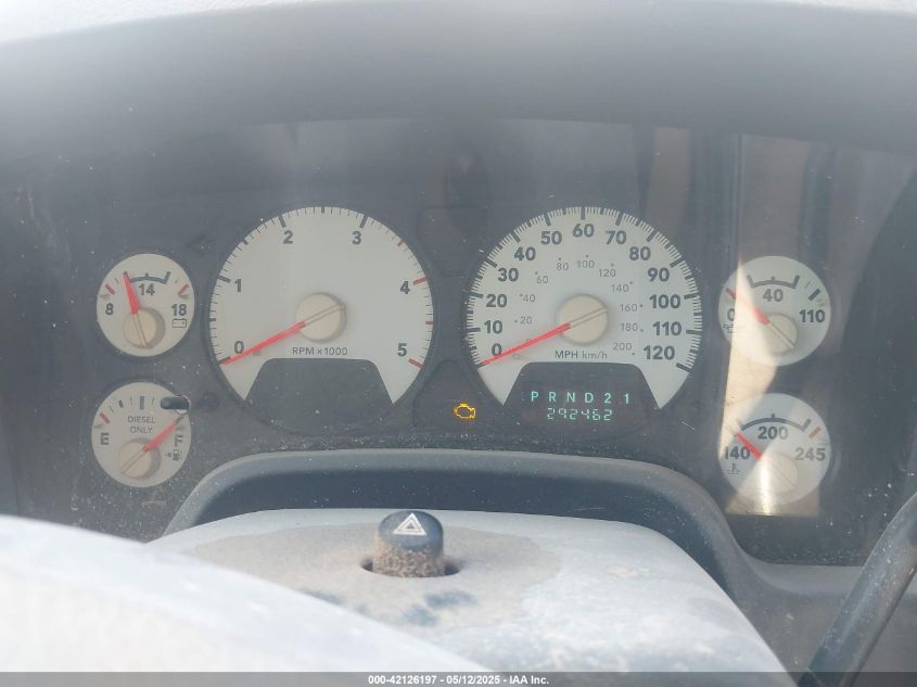 2006 Dodge Ram 2500 Laramie VIN: 3D7KS28C26G283640 Lot: 42126197