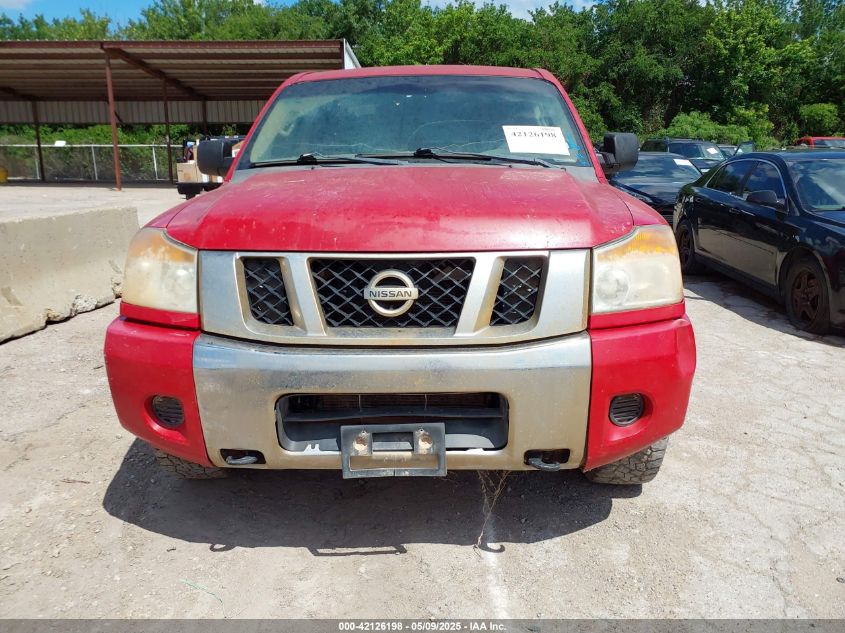 2012 Nissan Titan Sv VIN: 1N6AA0EJ5CN320793 Lot: 42126198