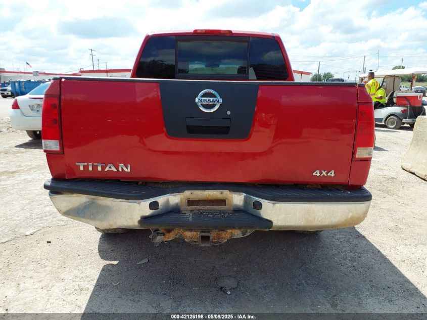 2012 Nissan Titan Sv VIN: 1N6AA0EJ5CN320793 Lot: 42126198
