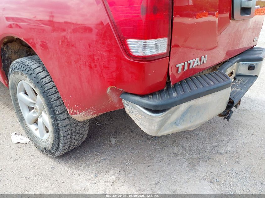 2012 Nissan Titan Sv VIN: 1N6AA0EJ5CN320793 Lot: 42126198