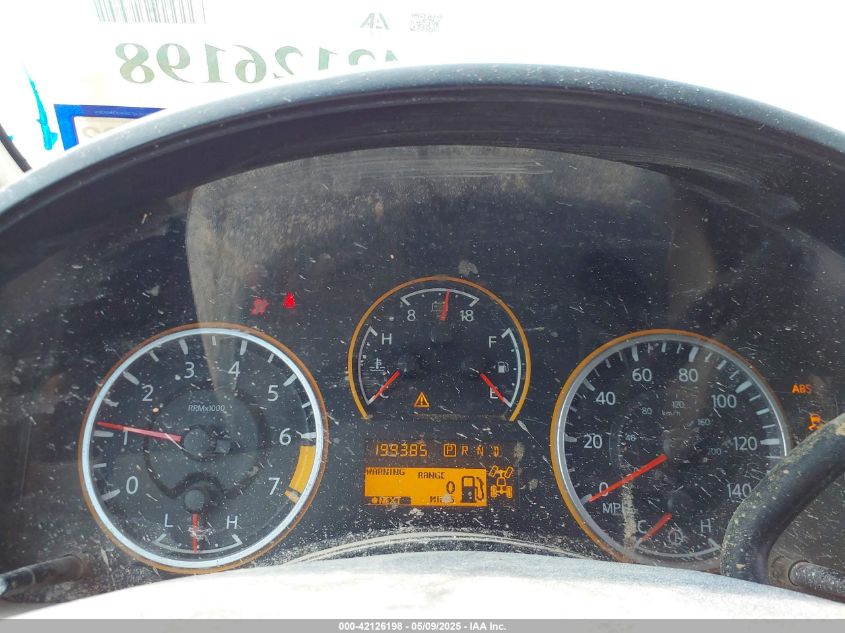 2012 Nissan Titan Sv VIN: 1N6AA0EJ5CN320793 Lot: 42126198