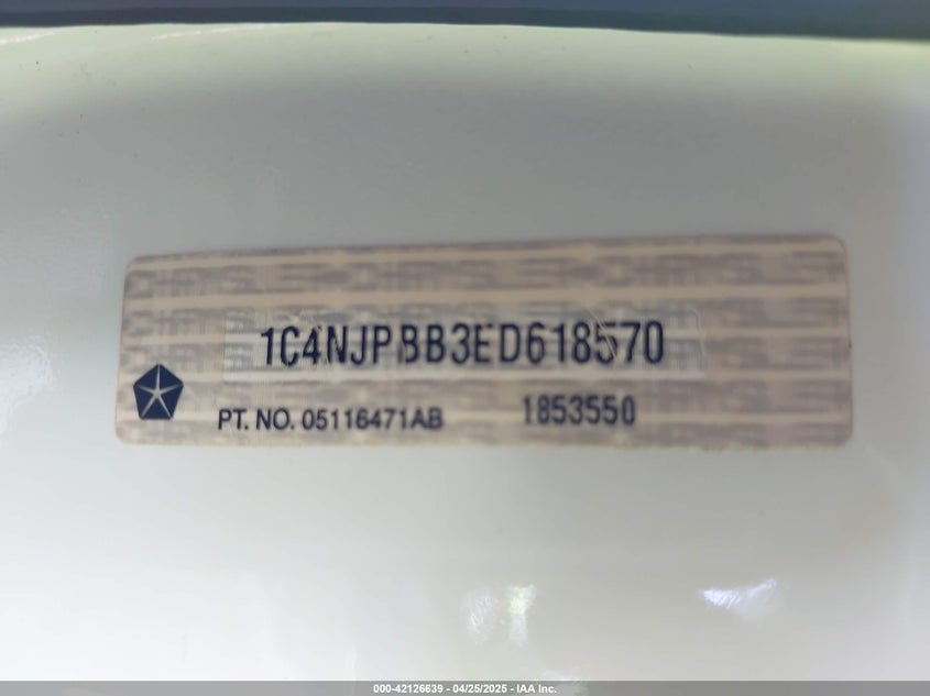 2014 JEEP PATRIOT SPORT - 1C4NJPBB3ED618570