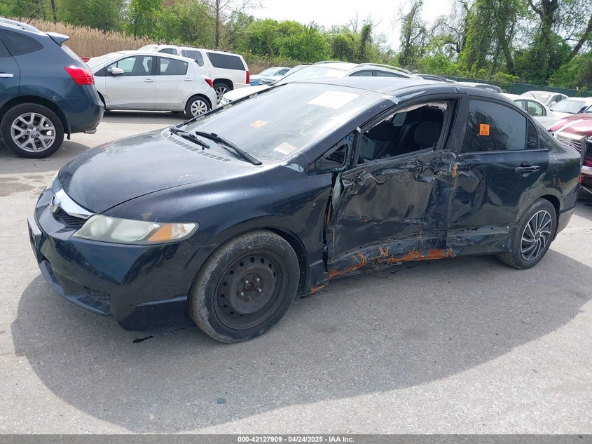 2010 HONDA CIVIC VIN: 2HGFA1F55AH306819