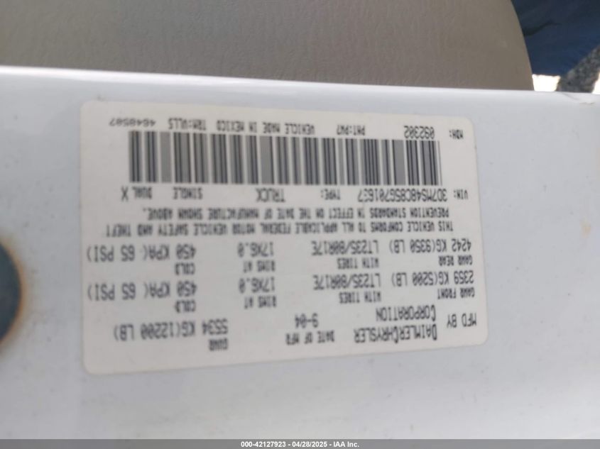 2005 Dodge Ram 3500 Slt/Laramie VIN: 3D7MS48C85G701637 Lot: 42127923