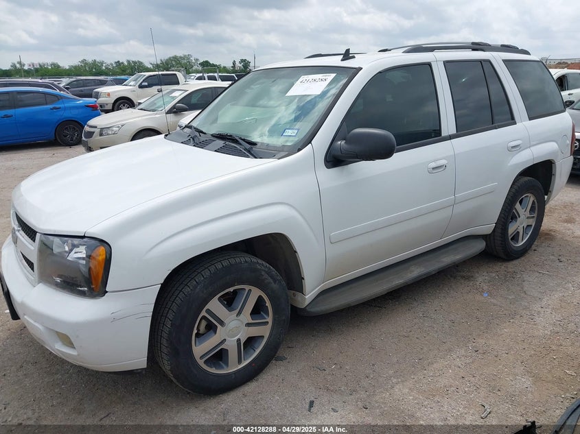 2008 CHEVROLET TRAILBLAZER VIN: 1GNDS13S982191262