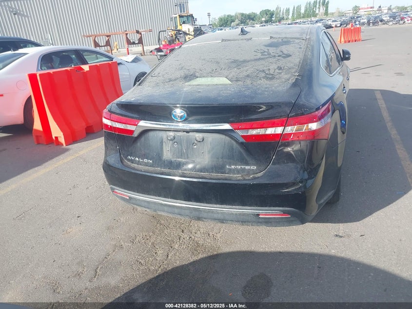 2013 TOYOTA AVALON HYBRID VIN: 4T1BD1EB6DU004867