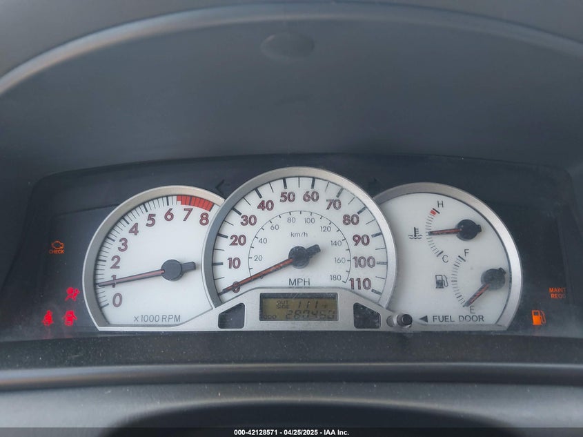 2006 TOYOTA COROLLA VIN: 2T1BR32E86C620862