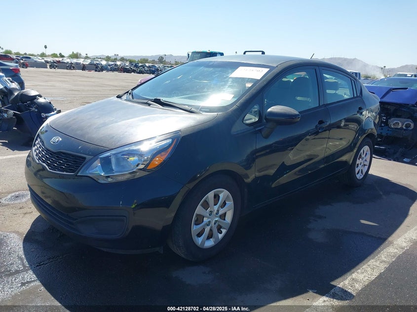 2014 KIA RIO VIN: KNADM4A39E6364490