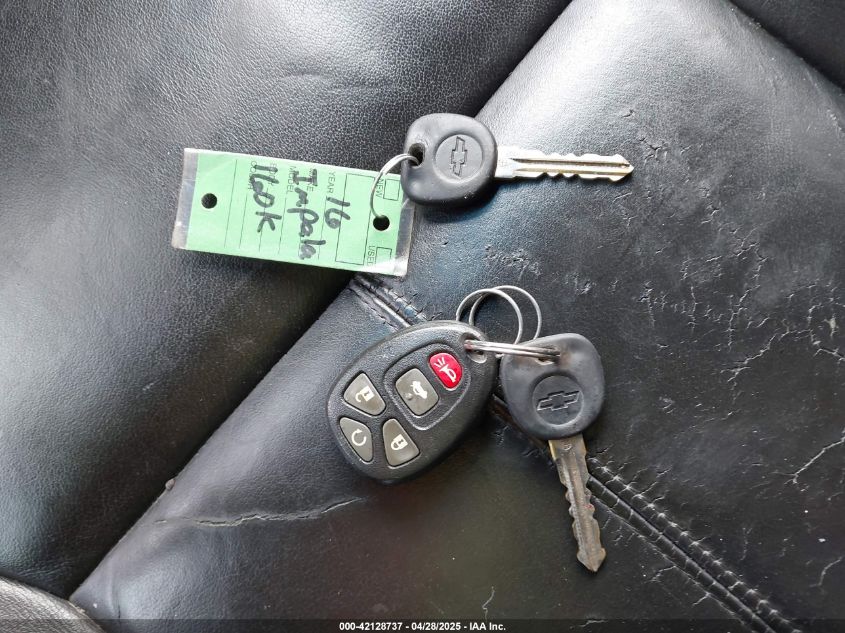 2016 Chevrolet Impala Limited Lt VIN: 2G1WB5E36G1186865 Lot: 42128737